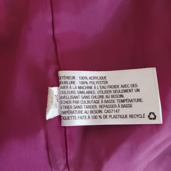 {Cherokee} Hounds Tooth Little Girl Coat - Picture 5 of 6